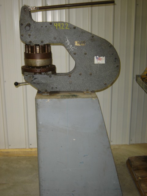 Rotex Model 12LF1.50 Hand Punch Press, 12" throat, 12 station