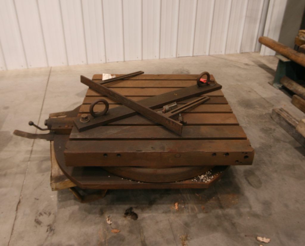 56" x 36" Rotary Table, 6 T-Slots