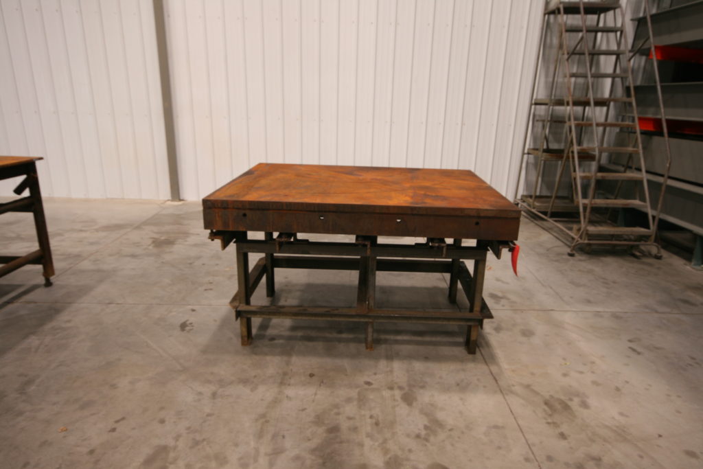 48" x 60 3/4" Welding Table, 1/2" Thick, 36" High