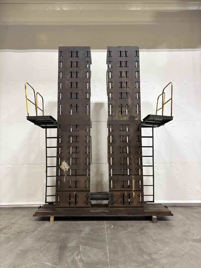 180" x 36" x 36" Giddings & Lewis Angle Plate, Pair