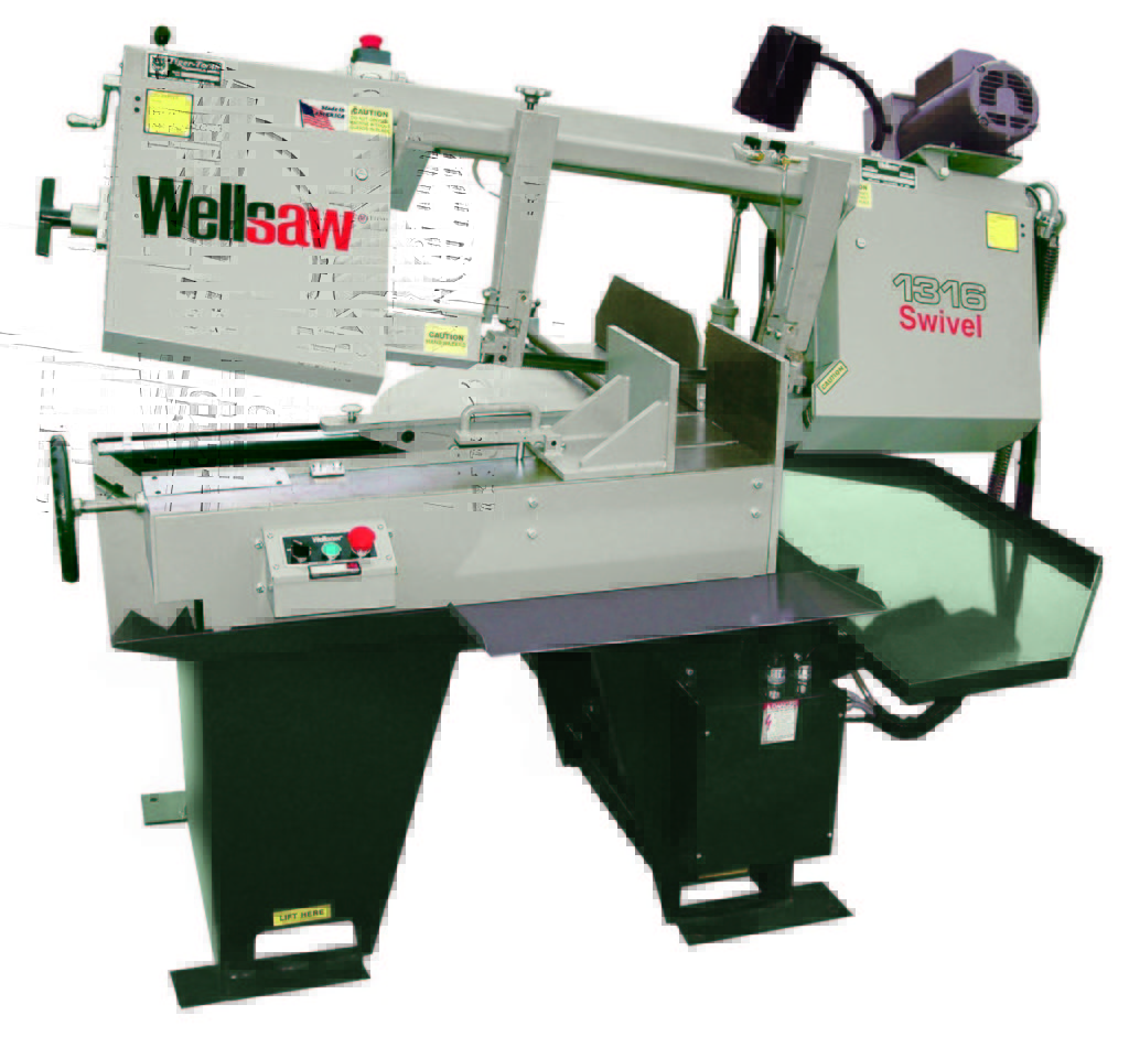 Wellsaw 13" x 16" Horizontal Swivel Saw, Model 1316S - NEW
