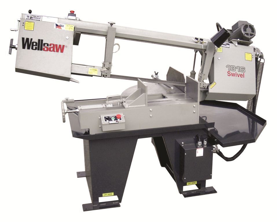Wellsaw 13" x 18" Horizontal Swivel Saw, Model 1316S-EXT - NEW