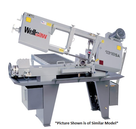 Wellsaw 13" x 38" Semi-Automatic Horizontal Saw, Model 1338-SA - NEW