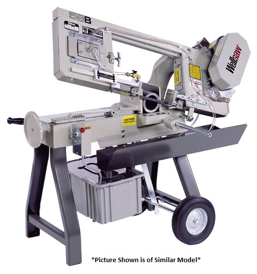 Wellsaw 9.5" x 11" Dry Horizontal Saw, Model 58BD - NEW