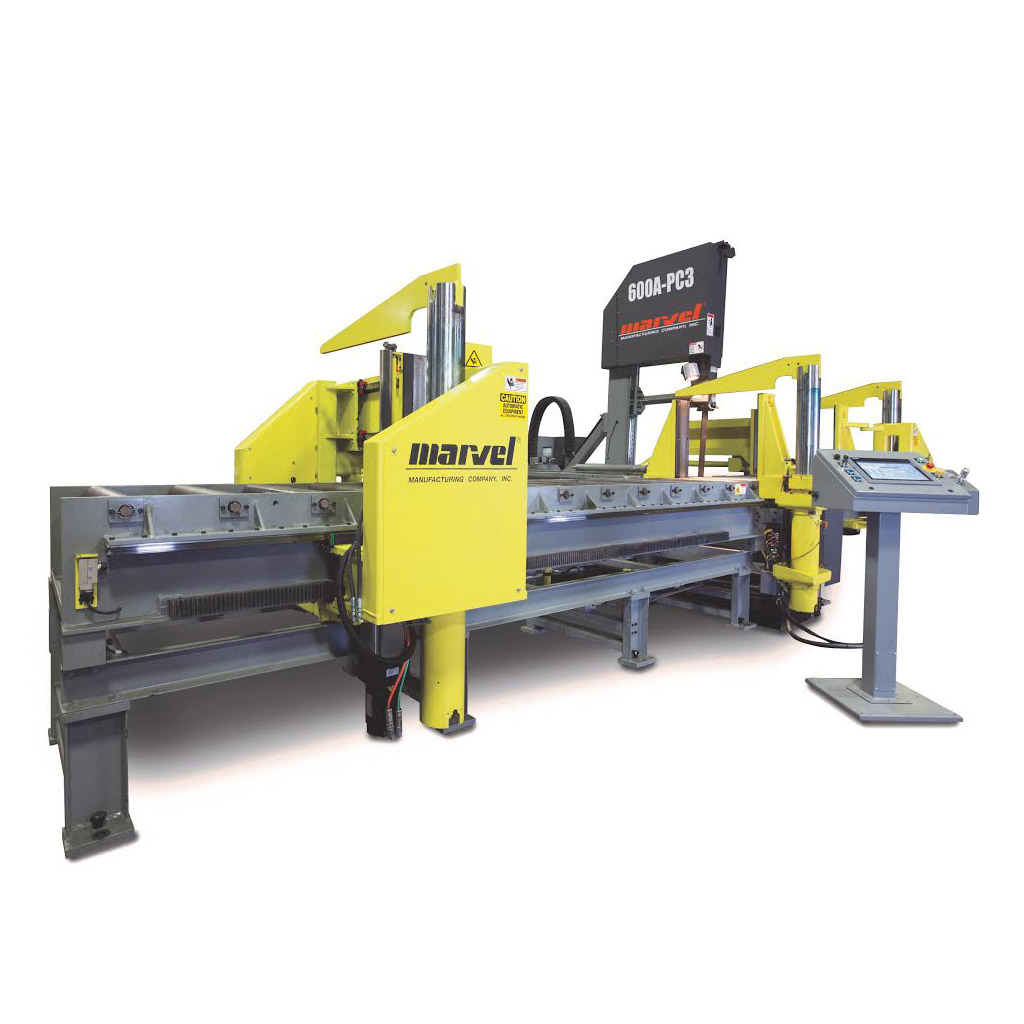 Marvel Series 600A-PC3.1S Automatic Indexing Vertical Tilt-Frame Saw, 24" x 24" Capacity - NEW