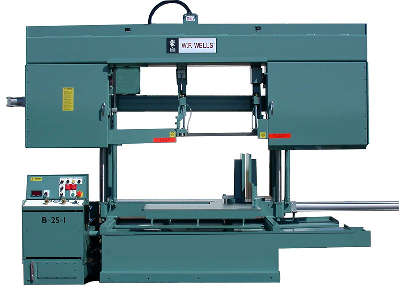 W.F. Wells 25" x 40" Semi Automatic Horizontal Saw, Model B-25-1 - NEW