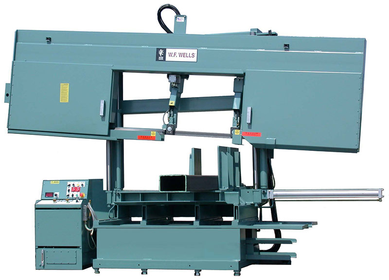 W.F. Wells 22" x 40" Semi-Automatic Horizontal Saw, Model B-25-2C - NEW