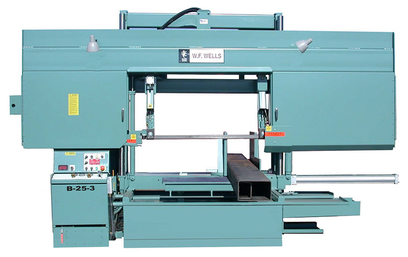 W.F. Wells 40" x 40" Semi-Automatic Horizontal Saw, Model S-40-3 - NEW
