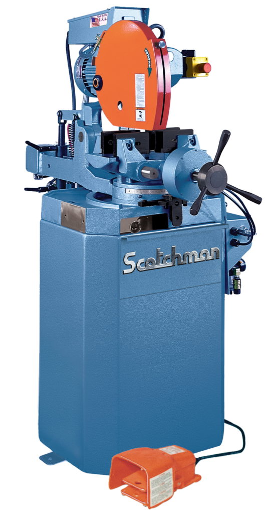 Scotchman 14" Semi-Automatic Cold Saw with Power Downfeed, Power Vise, Model CPO 350 PKPD - NEW
