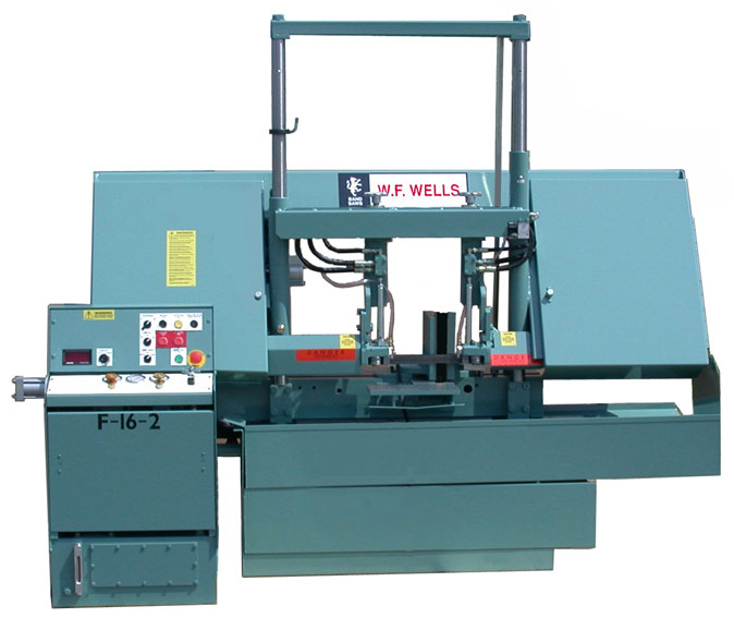 W.F. Wells 16" x 20" Semi-Automatic Horizontal Saw, Model F-16-2 - NEW