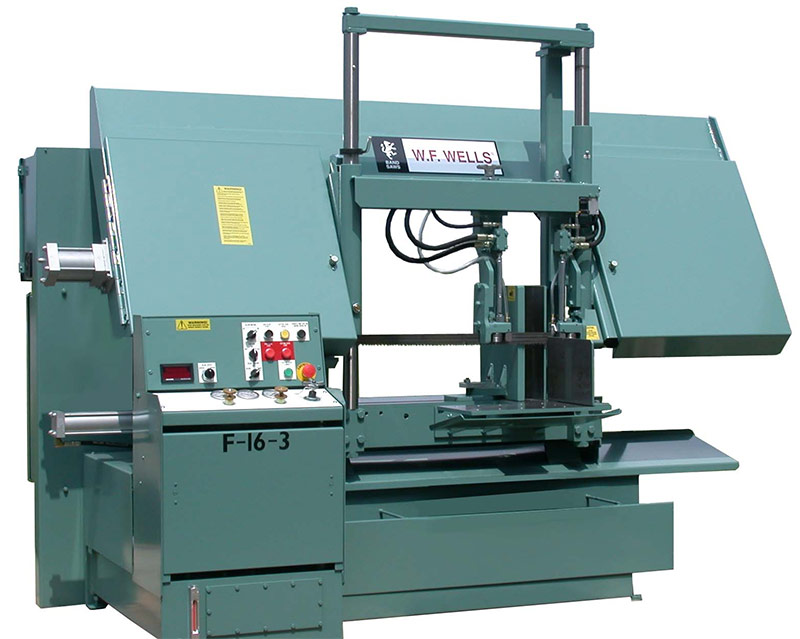 W.F. Wells 17" x 20" Semi-Automatic Horizontal Saw, Model F-16-3 - NEW