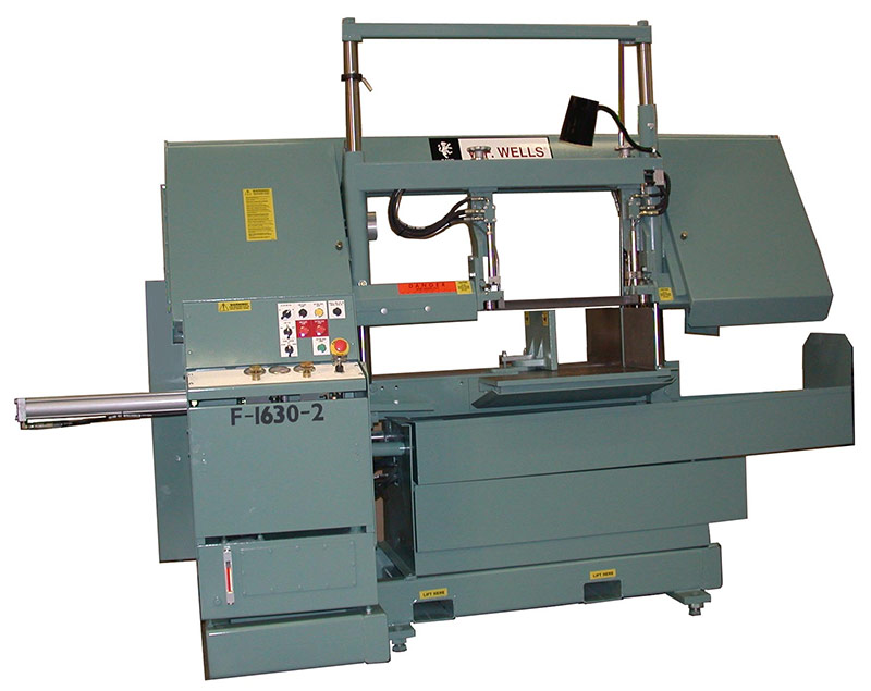 W.F. Wells 16" x 30" Semi-Automatic Horizontal Saw, Model F-1630-2 - NEW