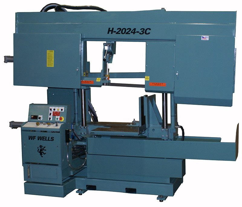 W.F. Wells 19.5" x 24" Semi-Automatic Horizontal Saw, Model H-2024-3C - NEW