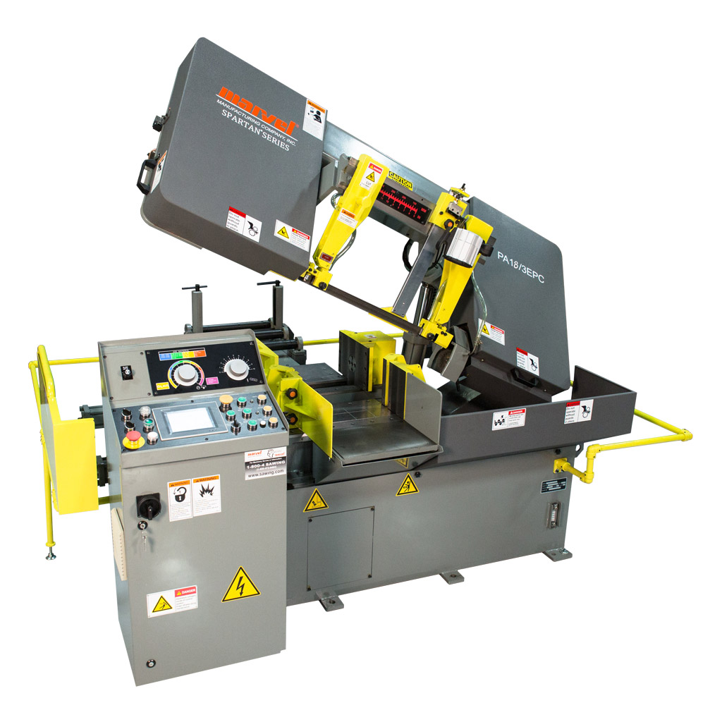 Marvel Spartan 18" x 18" Horizontal Scissor Saw with Programmable Controls, Model PA18-MPC - NEW