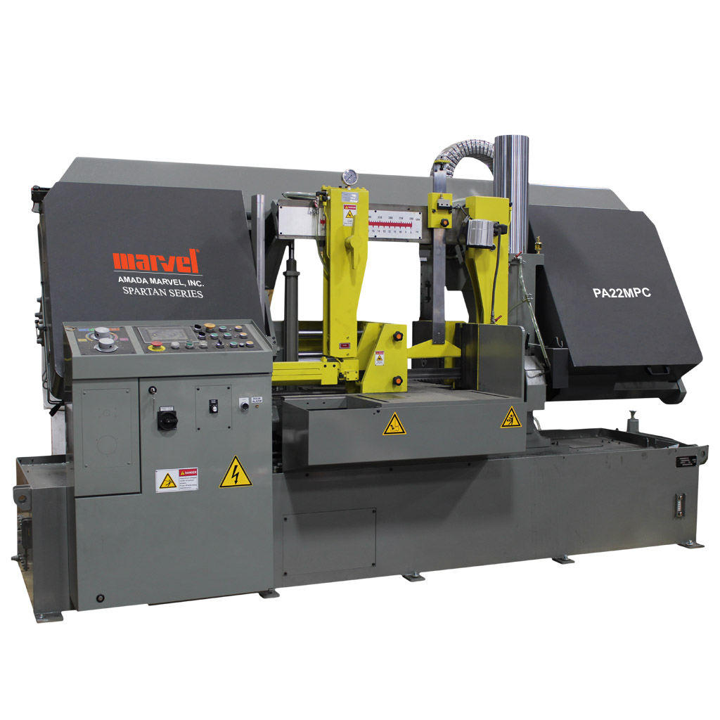 Marvel Spartan 22" x 24.5" Automatic Horizontal Saw with Programmable Controls, Model PA22-MPC - NEW