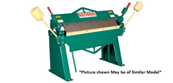 National 6' x 16 GA Box and Pan Hand Brake, Model U7216 - NEW