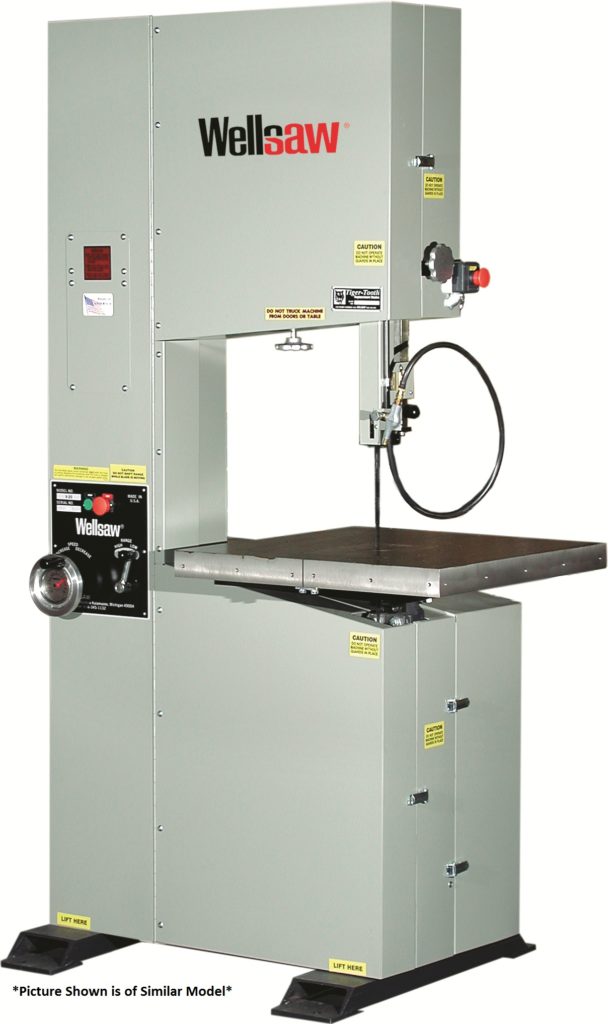 Wellsaw 20" Vertical Saw, Model V-20-24 - NEW