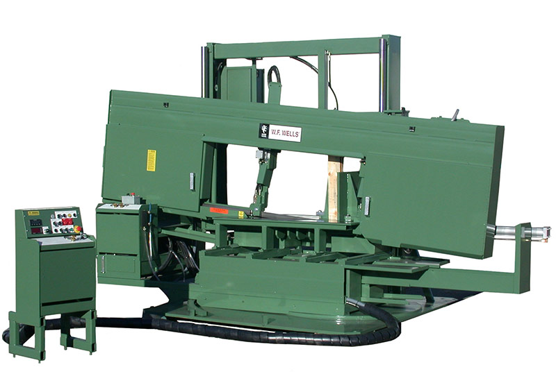 W.F. Wells 22" x 48" Semi-Automatic Miter Saw, Model M-36-3 - NEW