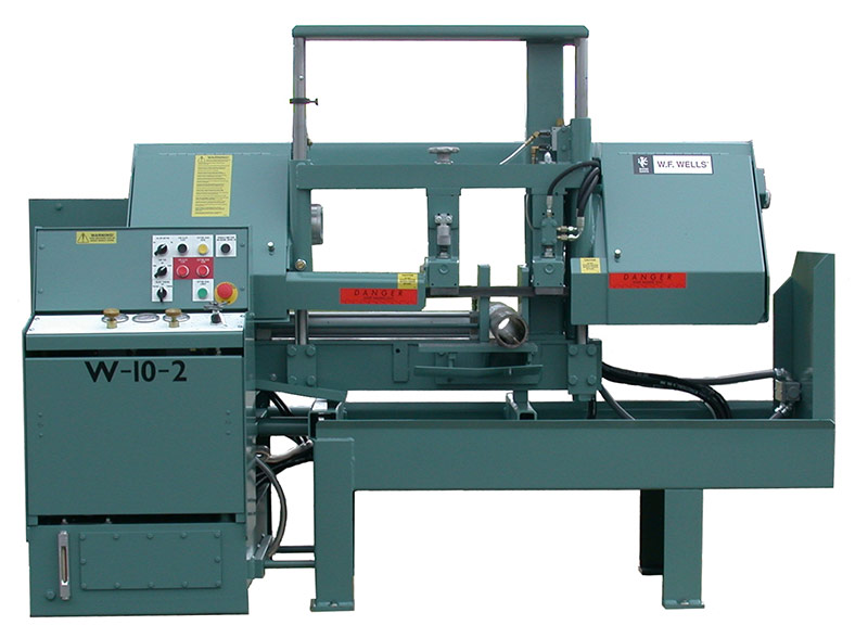 W.F. Wells 10" x 17" Semi-Automatic Horizontal Saw, Modoel W-10-2 - NEW