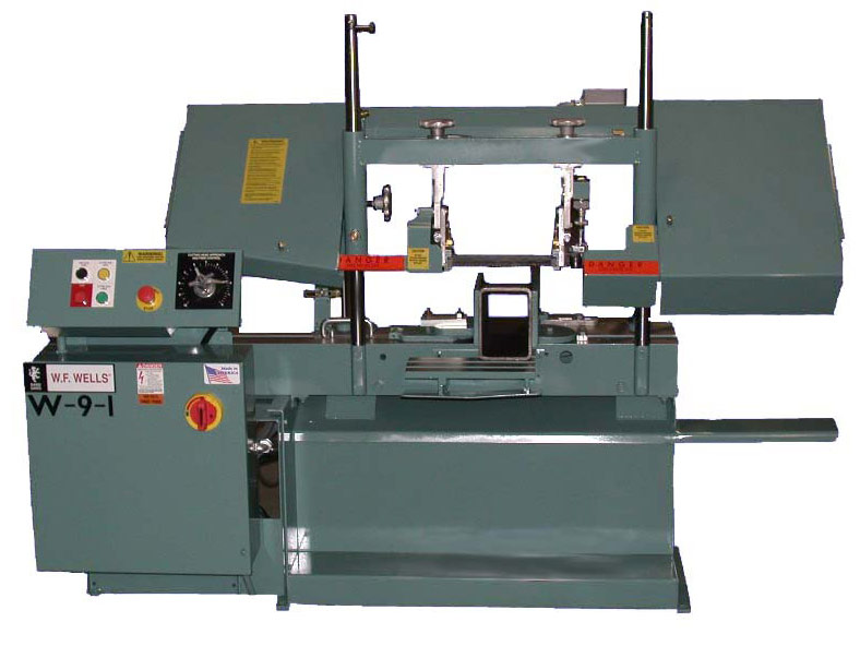 W.F. Wells 9" x 17" Semi-Automatic Horizontal Saw, Model W-9-1 - NEW