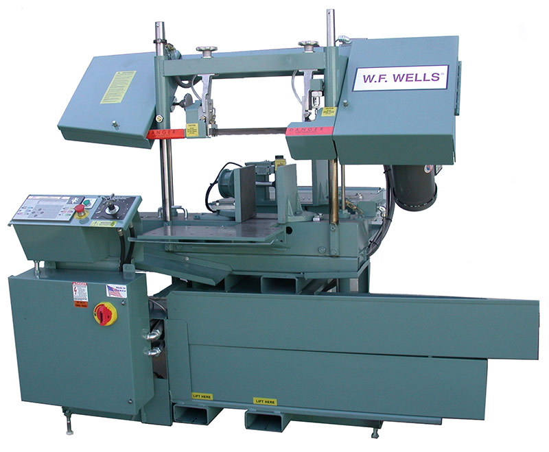 W.F. Wells 9" x 14" CNC Fully Automatic Horizontal Saw with Shuttle Type Barfeed, Model W-914A-CNC - NEW