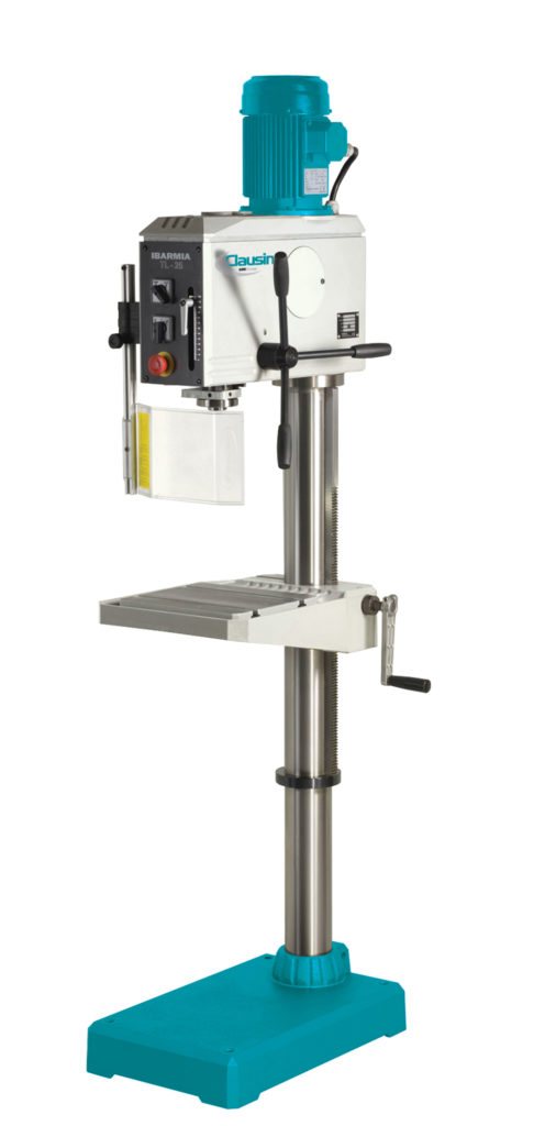 Clausing Ibarmia 19.5" Round Column Geared Head Drill, Model TL-25 - NEW