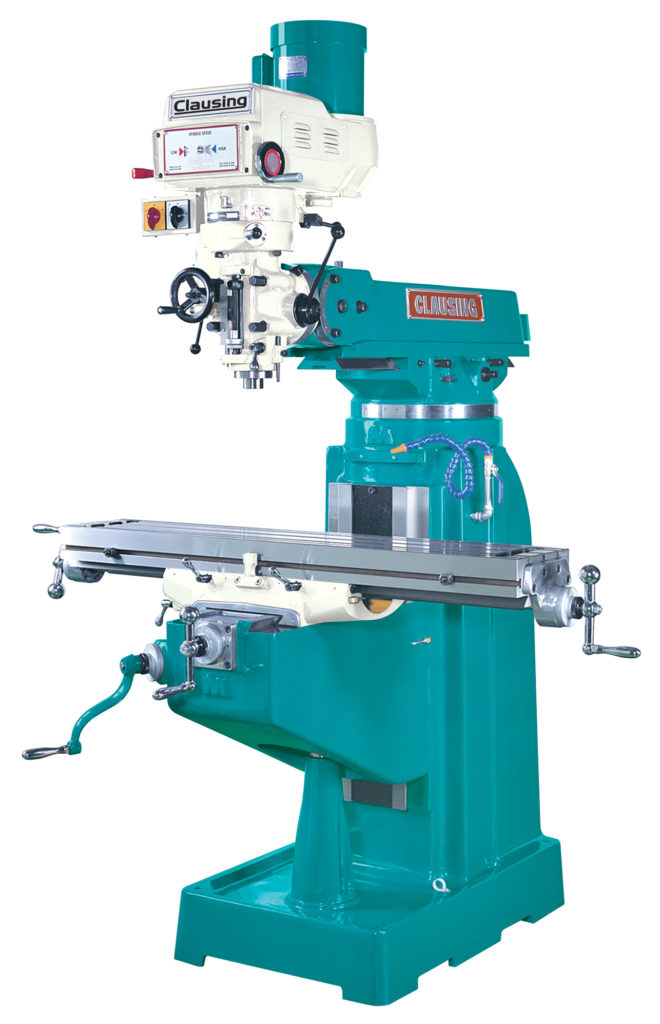 Clausing 2VS Vertical Knee Mill, 9" x 49" Table, 3 HP - NEW