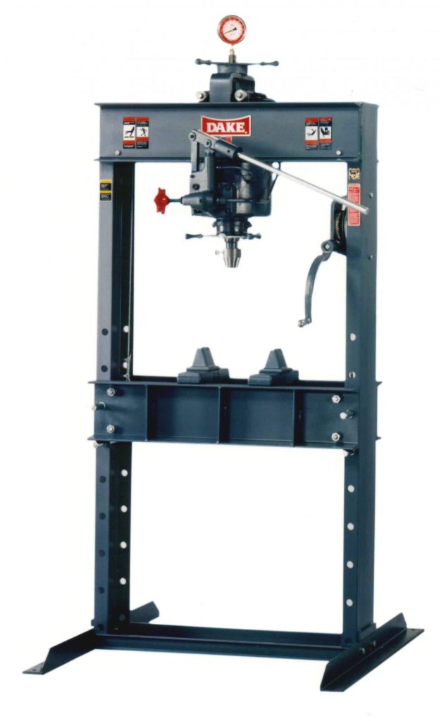 Dake 50 Ton Hand Operated H-Frame Press, Model 50H - NEW