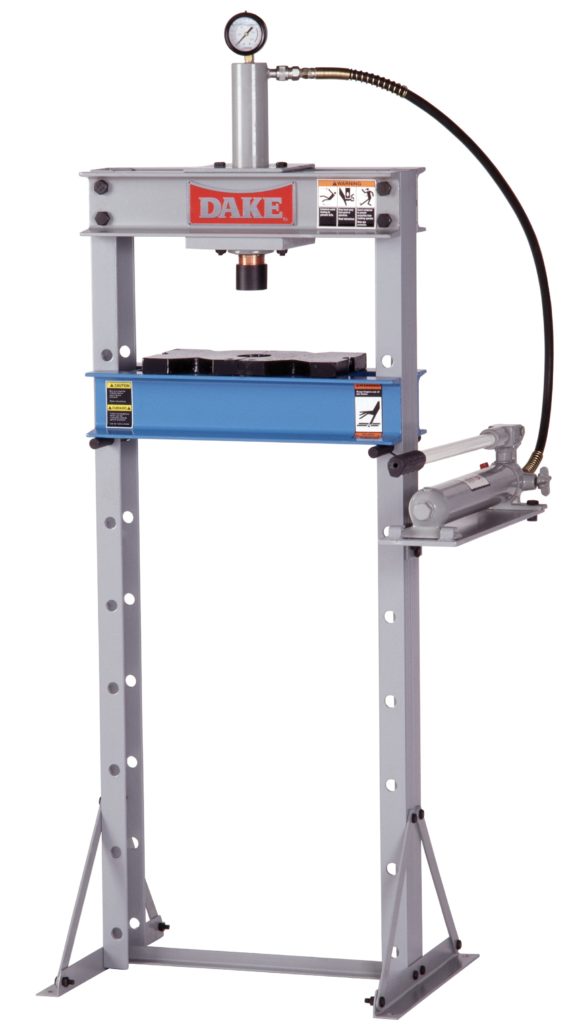 Dake 10 Ton Utility Hydraulic Press, Model F-10 - NEW