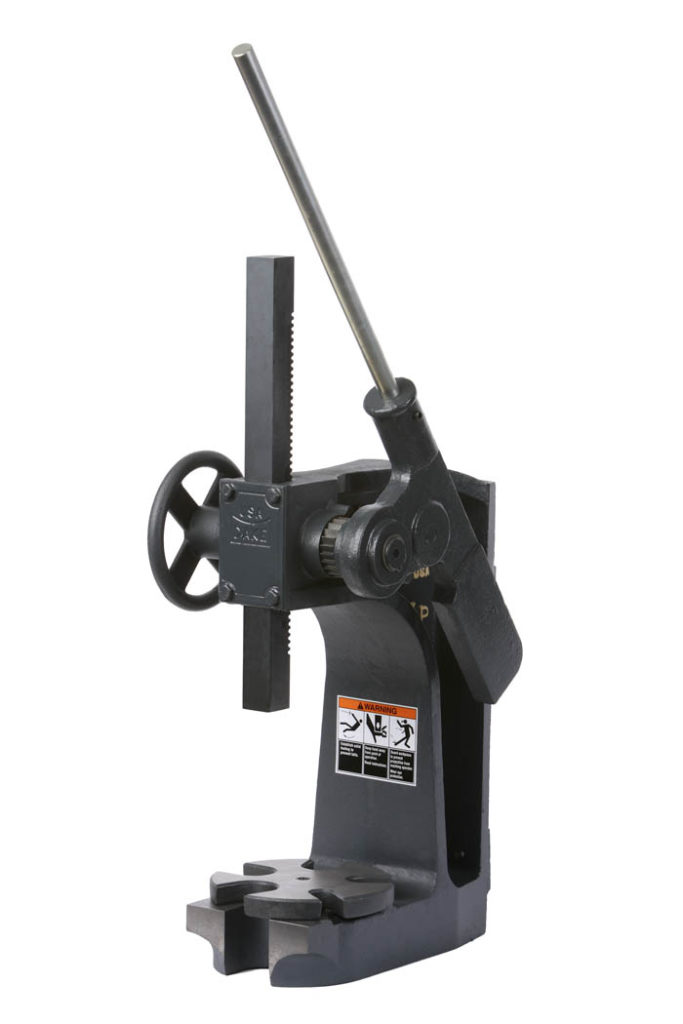 Dake 3 Ton Ratchet Lever Arbor Press, Model 1-3/4 - NEW