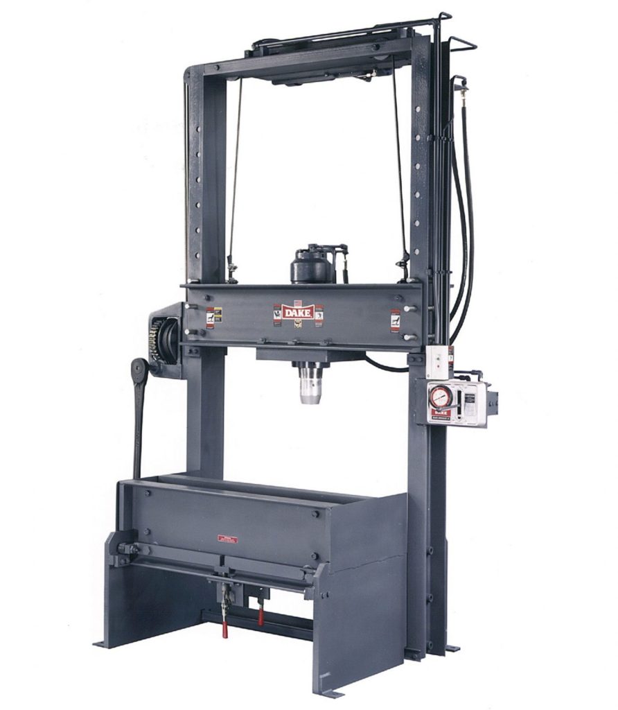 Dake 50 Ton Moveable Table H-Frame Press, Model 42-304 - NEW