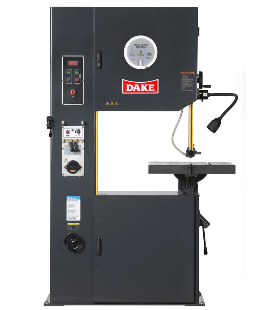 Dake 26" Vertical Bandsaw, Model V-26 - NEW