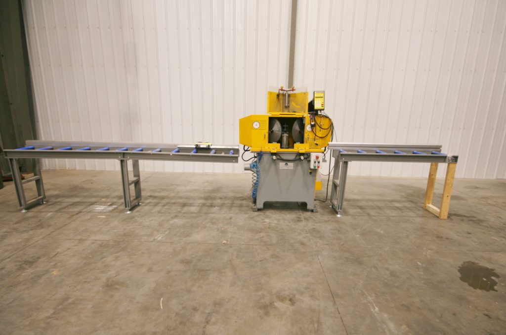 Pat Mooney Inc 14” Double Blade 45 Degree Vertical Cutoff Saw, Model PMI-14A