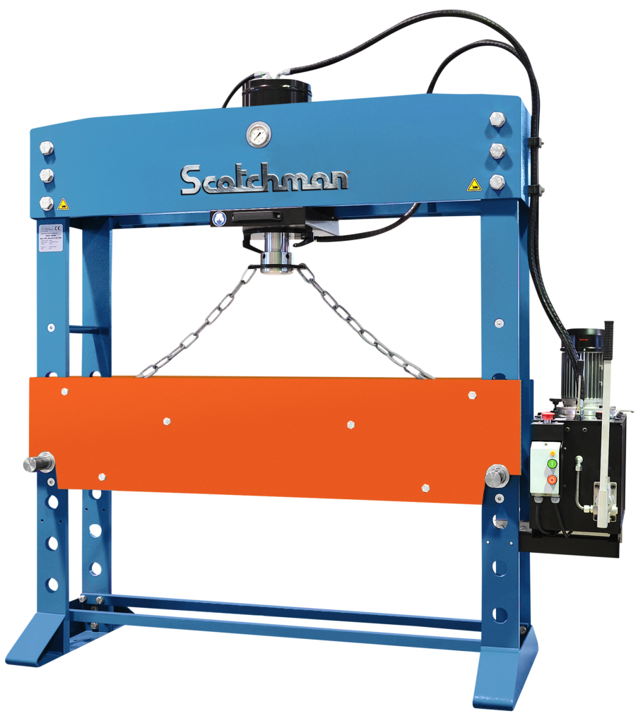 Scotchman 110 Ton Hydraulic Wide H-Frame Press, Model ProPress 110W