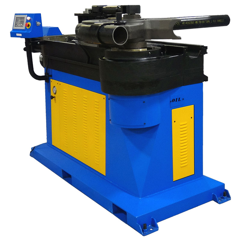 Ercolina TB180 Top Bender with 6" Tube or 6" Sch. 40 Pipe Capacity. Control offers Multiple Program Storage with Individual Bend Angle and Springback Memory, Variable Bend Speed