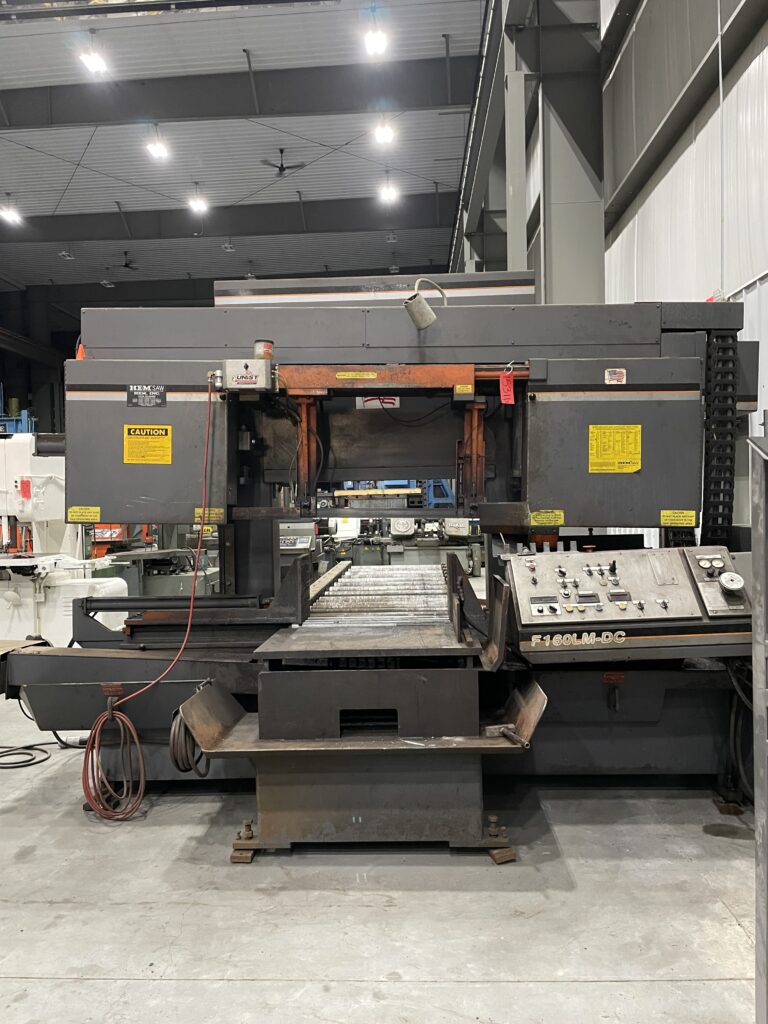 HE&M 25” x 30” Dual Post Column Horizontal Saw, Model F160LM-60