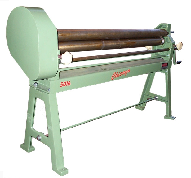 Chicago 50" x 16 GA Plate Roll, Model SR-5016 - NEW