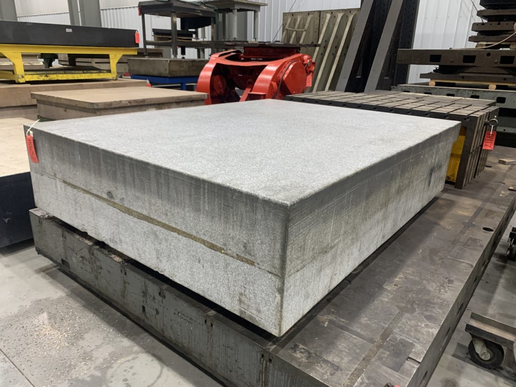 Granite 95 1/4" x 71 1/2" x 20" Thick Surface Plate