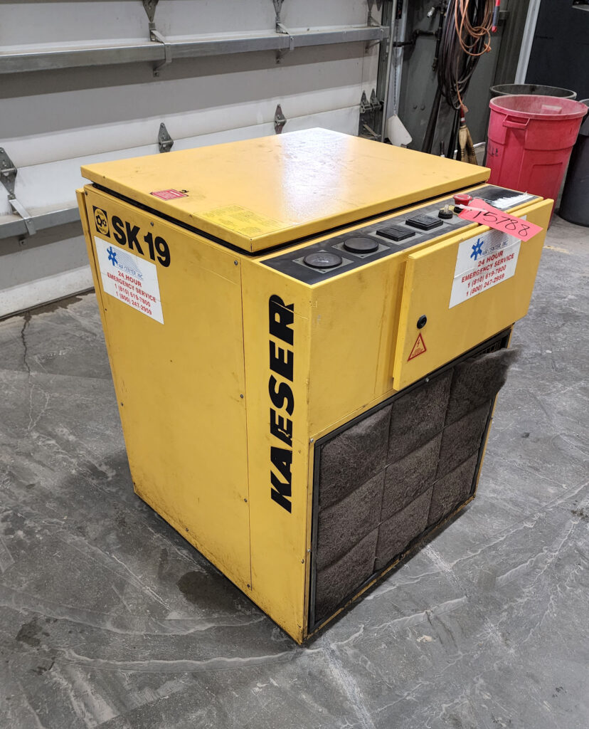 Kaeser Rotary Screw Air Compressor, Model SK-19