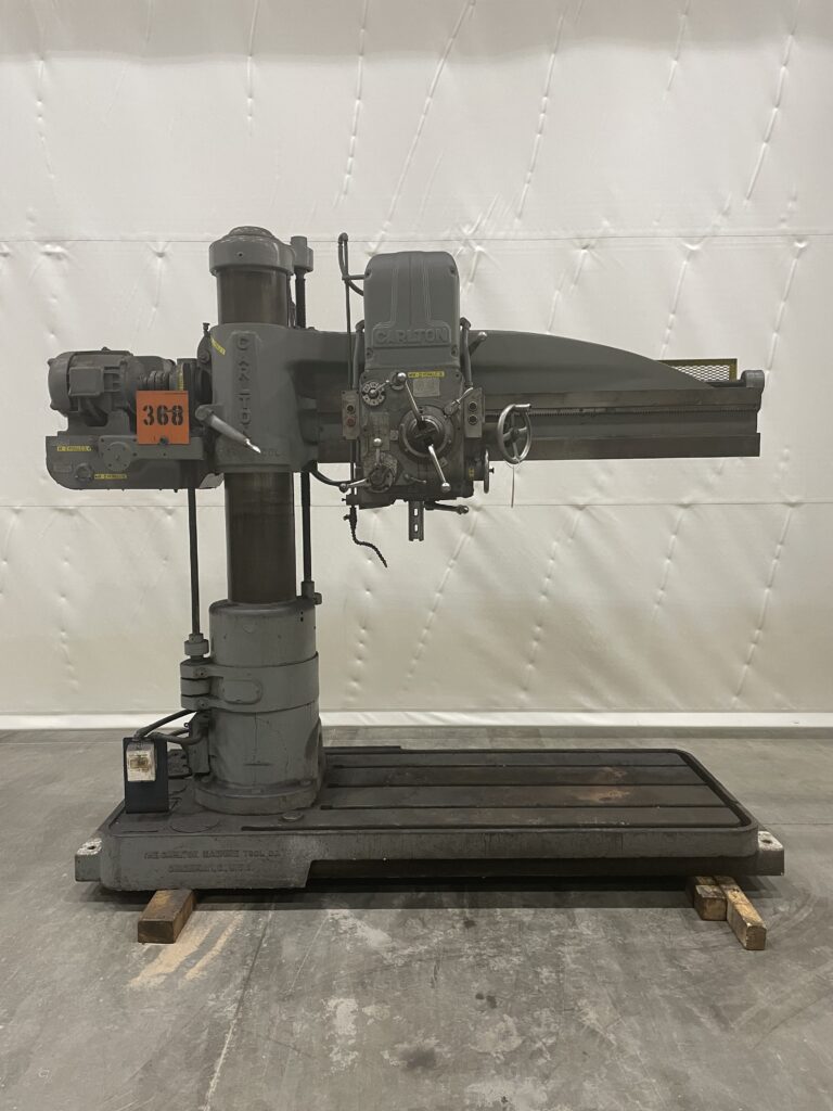 Carlton 5’ x 11” Radial Drill, Model 1A
