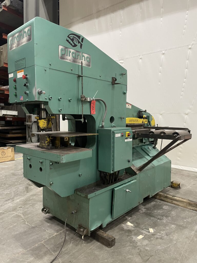Piranha Model PII-110, 110-Ton Dual Operator Hydraulic Ironworker