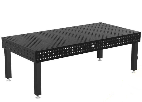 Siegmund 94.48" x 47.24" (2400x1200x200mm) EXTREME Welding Table, 8.7 Series (System 28), Model 4-280030.XD7D – NEW