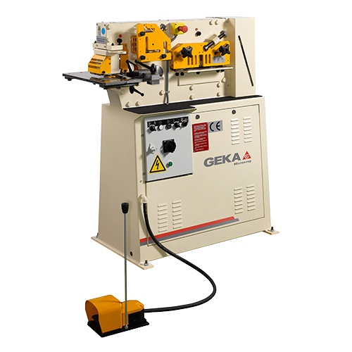 Geka Microcrop 40 Ton Single Cylinder Ironworker - NEW