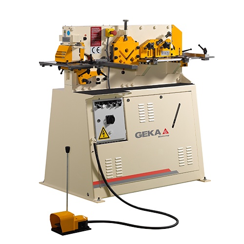 Geka Minicrop 50 Ton Single Cylinder Ironworker - NEW