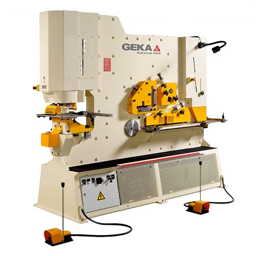 Geka Hydracrop 220/300 240 Ton Dual Cylinder Ironworker - NEW