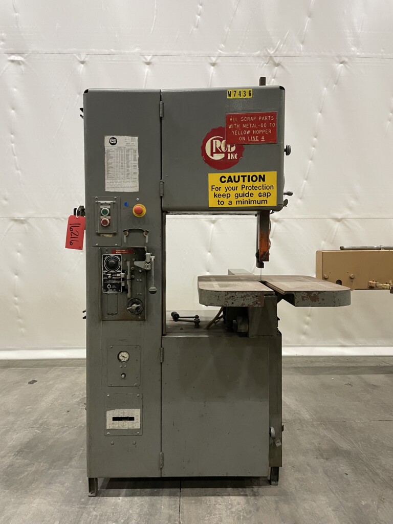 Grob 18" Vertical Bandsaw, Model 4V-18