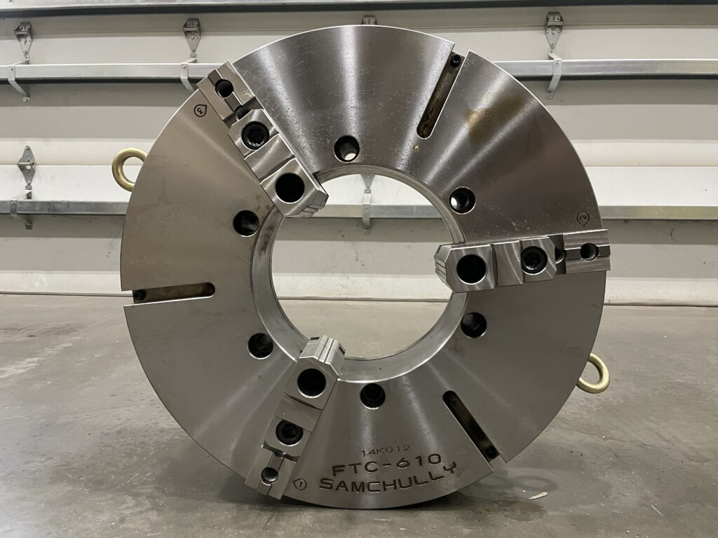 Samchully 24" Three Jaw Scroll Chuck, 10.8" Bore - NEW