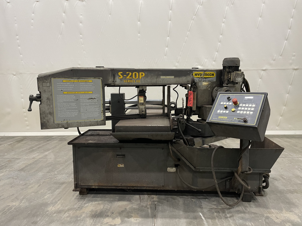 Hyd-Mech 13” x 18” Horizontal Miter Saw, Model S-20P Series III