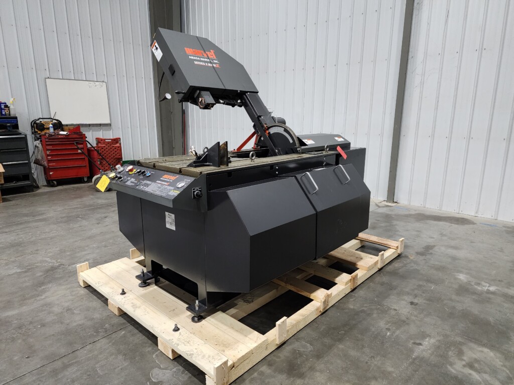 Marvel Series 8 Mark III Vertical Tilt-Frame Saw, 18″ x 22″ Capacity 460V– NEW
