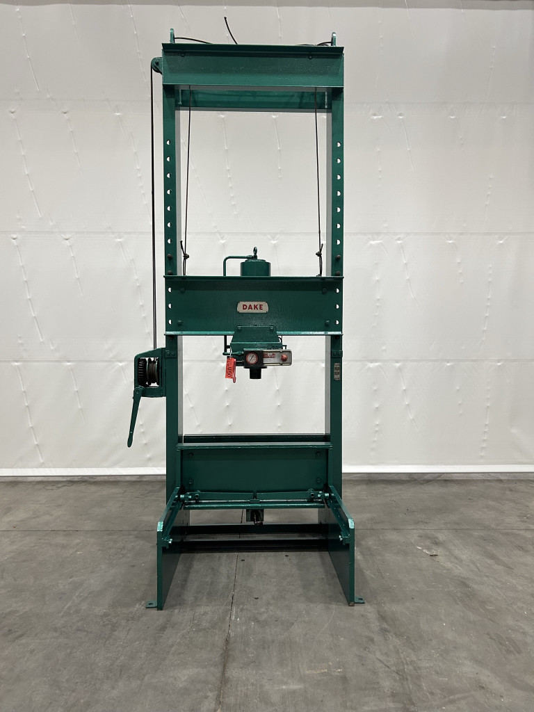 Dake 150 Ton Air Operated H Frame Press, Model 42-312